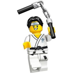 Lego. Конструктор Хлопчик бойових мистецтв 6 деталей(71027-10)