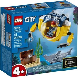 Lego. Конструктор  Мини-субмарина 41 деталей (60263)