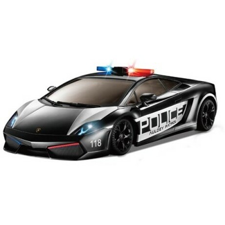 Auldey. Автомобіль керований по радіо Lamborghini LP 560-4 Gallardo Police(чорний, 1:16, поліцейська сирена) (LC258840)