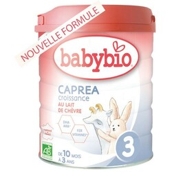 BABYBIO. Органическая смесь из козьего молока BabyBio Caprea-3 от 10 мес до 3 лет 800 гр (3288131580