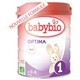 BABYBIO. Органічна суміш з коров'ячого молока BabyBio Optima - 1 до 6 мес 800 г(3288131580319)