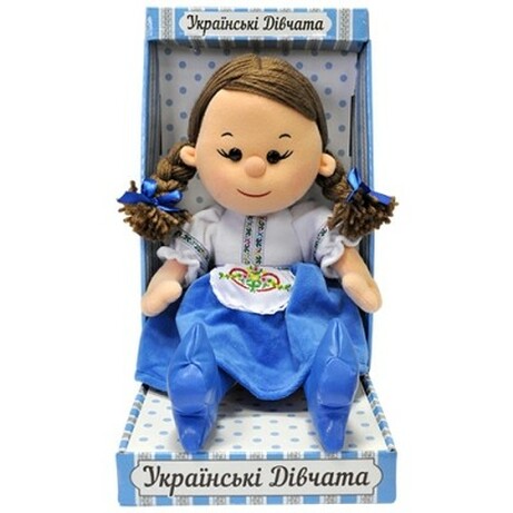 Lava. Мягкая игрушка Кукла Калина серии Украинские девчата, в подар. упаковке (24 см, озвучка укр. я