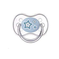 Canpol Babies. Пустушка силіконова симетрична 6-18 мес Newborn baby Блакитний(5901691813953)