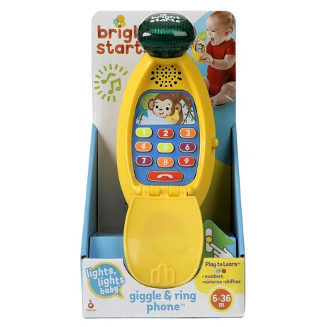 Bright Starts. Іграшка музична Bright Starts "Giggle & Ring Phone"(074451100404)