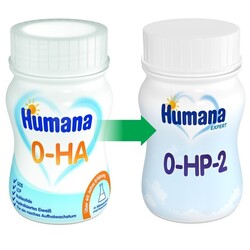 Humana. Рідка гіпоалергенна молочна суміш Humana O - HP - 2 Expert 90 мл, з народження(720412)