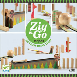 Конструктор деревянный Zig & Go - 27 деталей DJECO